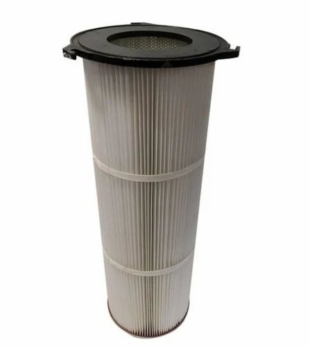 Three Lug Type Filter Cartridge - Durable White, Standard Size | Very Good Quality, Industrial Use