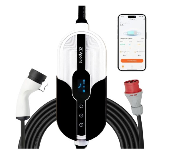 11Kw Aveo X1 Portable Ev Charger - Material: Plastic