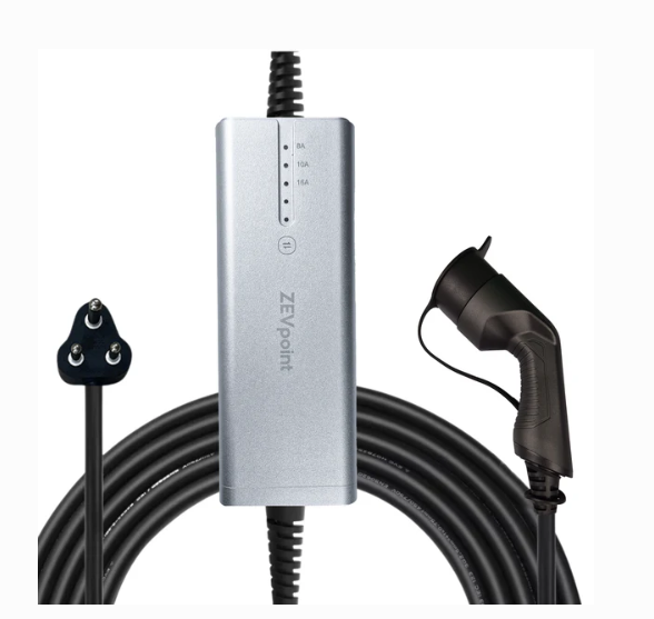 3.6 Kw Zevpoint Aveo Smart Portable Ev Charger - Input Voltage: 220 Volt (V)