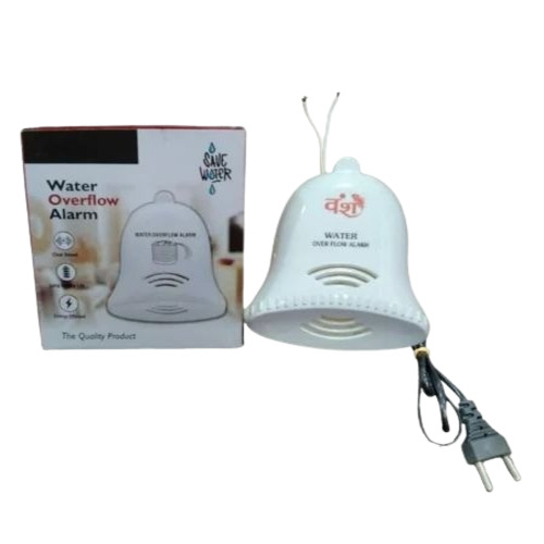 Bell Water Tank Overflow Alarm - Plastic White 220V Electric | Red Alarm Light 50Hz Frequency