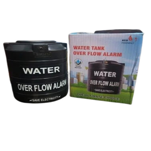 Black Water Tank Overflow Alarm - Plastic, White, 220V Electric | Red Alarm Light, 50Hz Frequency