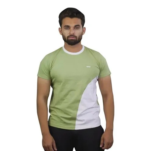 Casual Wear Mens Round Neck T Shirts - Cotton Lycra, L-XXL, Multicolor | No Fade, Breathable, Lightweight