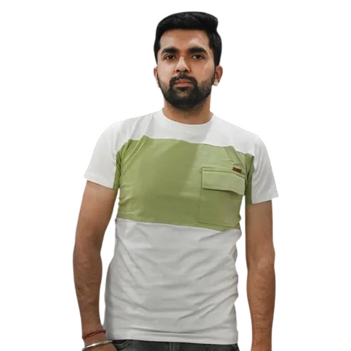 Men Casual T Shirt - Soft Breathable Fabric Multicolor O-Neck Short Sleeves | Vivid Colors Plain Pattern Casual Style