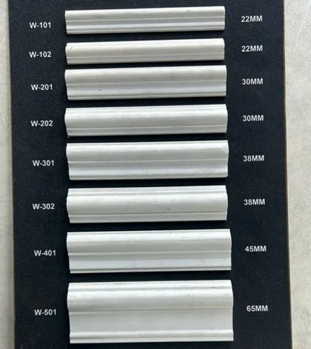 Pvc Moulding For Interior - PVC 8' Round 1" Thick, White, Glossy Matt Finish