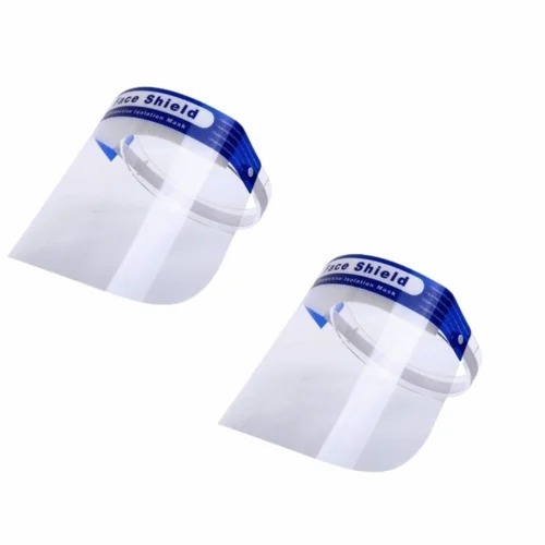 Safety Face Shield - Plastic Medium 2mm Thickness | Unisex Rubber Head Band