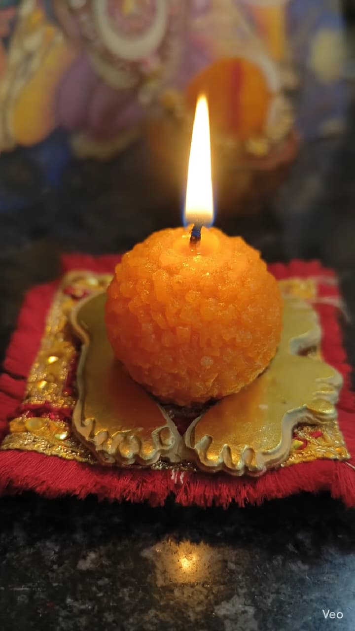 Soy Wax Laddu Candles