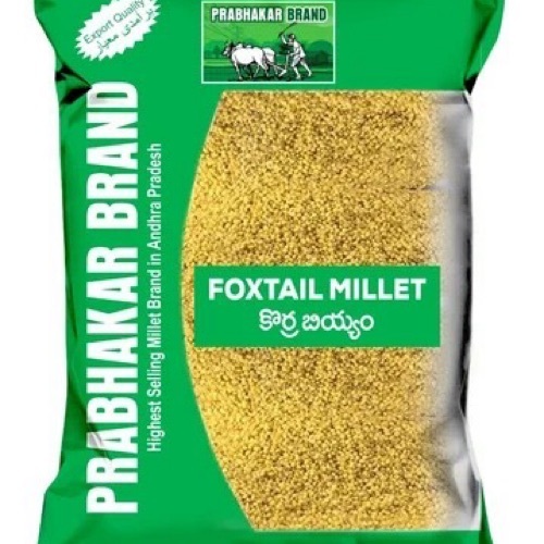 Unpolished Foxtail Millet - Organic Small Brown Granules, Sun Dried, 6-12 Months Shelf Life | Health Friendly, Preservatives Free, Pesticide-Free