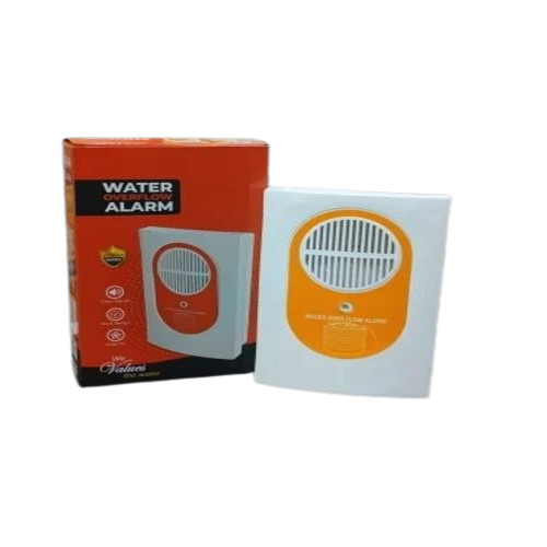 Water Level Overflow Alarm - Plastic, White, 220V Electric | Red Alarm Light, 50 Hz Frequency, For Water Tanks