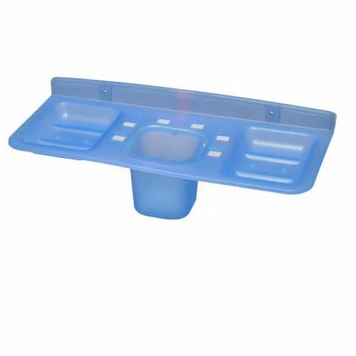 Blue Color Plastic Soap Dish