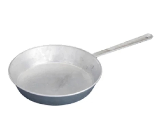 Fry Pan With One Handle - Color: Silver