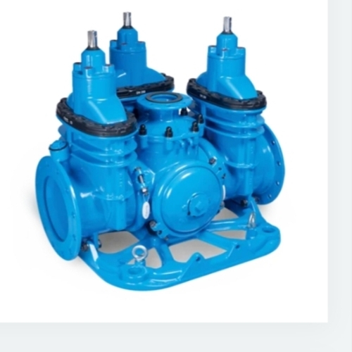 Kombi Valves - Cast Iron Standard Size Blue Leak & Rust Resistant Flow Control Valve | Manual Lever Operated Low Maintenance Factory Tested