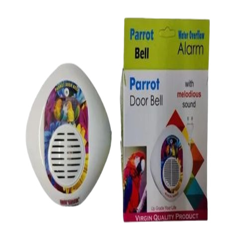 Musical Home Doorbell - Plastic, White, Wired, 220V Battery Powered | Electric Fancy Polished Door Bell with Music Sound