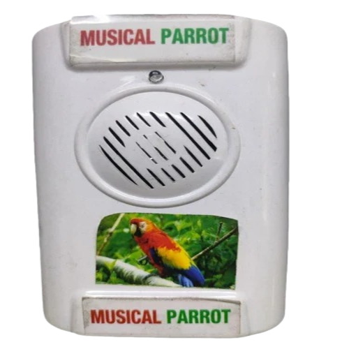 Musical Home Doorbells - Plastic, White, Wired Doors, 220V Battery Powered | Polished Electric Fancy Sound