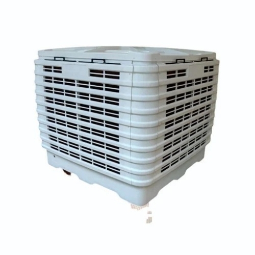 Plastic Air Cooler - Plastic, Standard Size, White, 180L Water Tank | Leak Resistant, Long Air Throw, Castor Wheels, Low Power Consumption