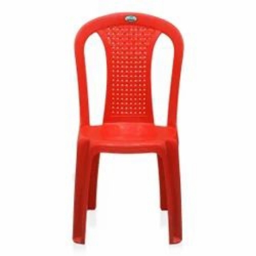 Red Plastic Chairs - Plastic Standard Size Red | Durable Lightweight Stackable Weather Resistant Ergonomic Design