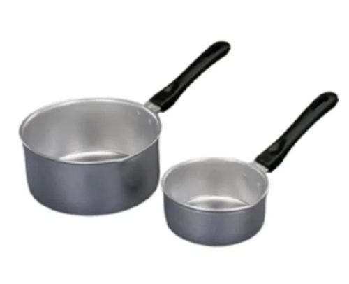 Sauce Pan With Black Handle - Color: Silver