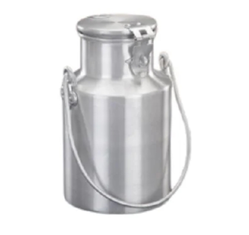 Stainless Steel Milk Cans - Color: Silver