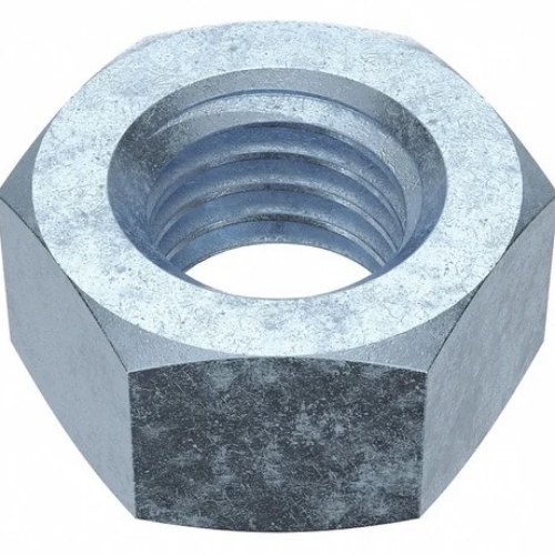 Steel Nuts - Stainless Steel, Standard Size, Silver, Hexagonal Head | Secure Reliable Fastening, Easy Install and Remove