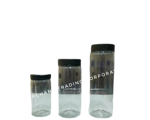 250ml-500ml Square Shaped PET Jar - Polyethylene Terephthalate, Transparent, Screw Cap | Recyclable, Leak Proof, Durable