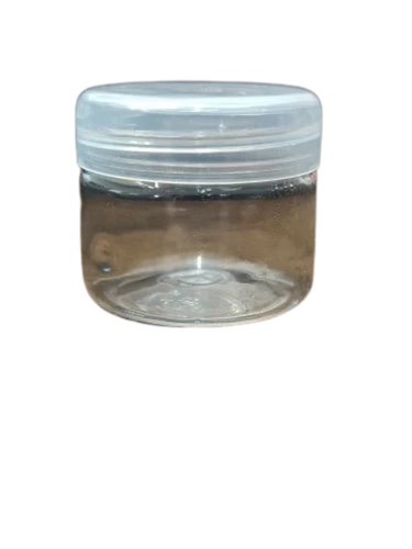 30 Ml Pet Jar - Polyethylene Terephthalate, Transparent, Round, Screw Cap | Recyclable, Leak Proof, Durable