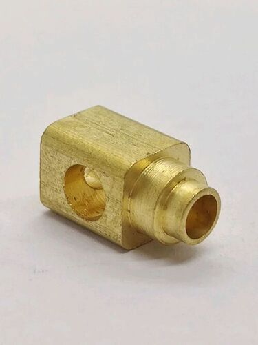 Brass Terminal Connector - Brass, Standard Size, Golden | Polished Surface, Corrosion Protection, Industrial Use
