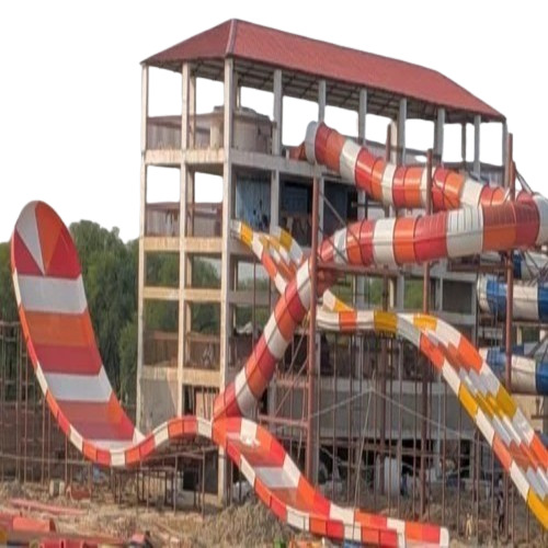 Frp Boomerango Water Park Slide