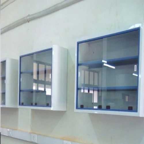 Lab Storage Cabin - Wood Material, Standard Size, White Color | Anti-Corrosive, Pest Resistant, Easy to Use