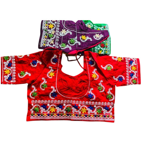 Ladies Red Designer Blouse