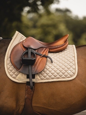 Leather Horse Saddle - Color: Brown
