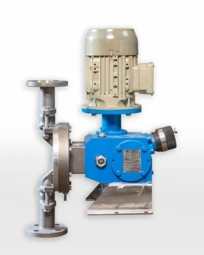 Mechanical Diaphragm Pumps - SS316, PP, PTFE, Silver and Blue, 0-1200 LPH Flow Rate, Electric Chemical Dosing