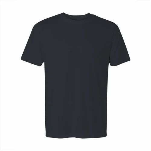 Mens Plain Cotton T-Shirt - Cotton, Various Sizes, Black | O-Neck, Half Sleeves, Lightweight, Breathable, Quick Dry, Comfortable Fit