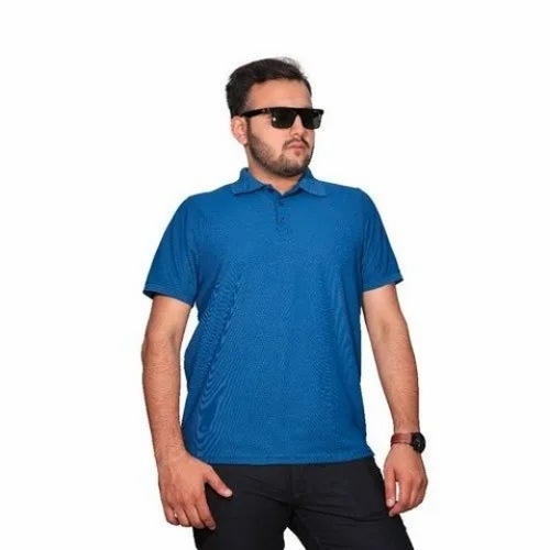 Mens Polo Neck Cotton T Shirts