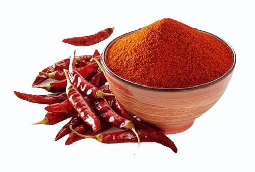 Red Chili Powder - Red Color, Powder Form | Food Grade, Raw Processing, 12 Months Shelf Life