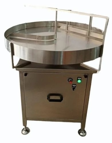 Automatic Turntable Machine - 600mm Diameter, 36 Inch Platter, Silver, Direct Drive, Variable Speed