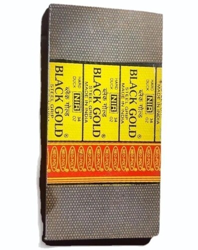 Black Gold Rubber Transmission Belt - Steel Grip Hard Duck, 2 Meter, Black | Industrial Use, Hardness Hard