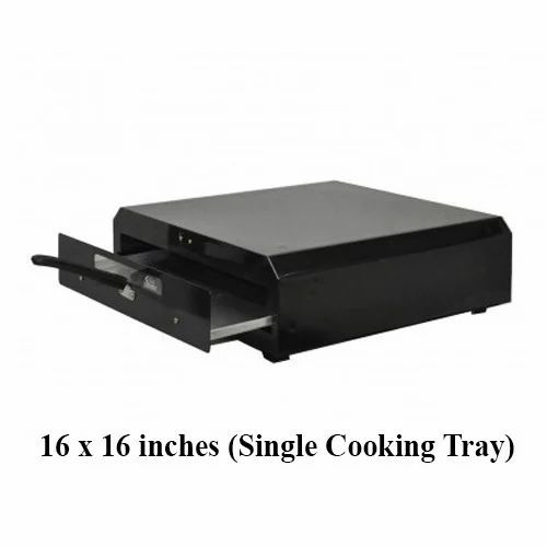 Black Medium Commercial Triple Electric Tandoor - Steel, Customize Size, Multicolor | Gas Powered, Polished Finish, Easy To Use, Hard Structure