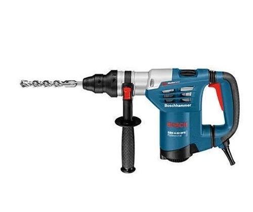 Bosch Rotary Hammer 4-32 Dfr - Metal, 32 Mm, Multi Color, 900 W, 4.2 J Impact Energy | Durable, Polished Finish, 220-300 V