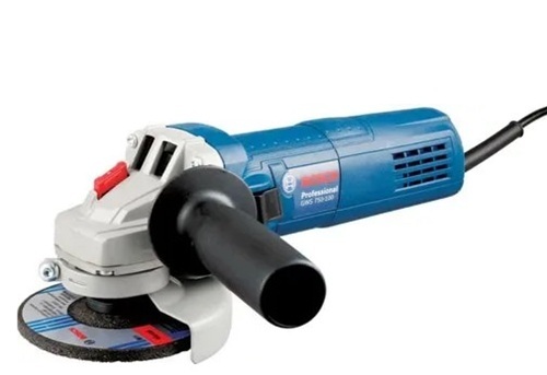 Bosch Small Angle Grinder - Metal, 4 Inch, Blue, 750W 11000 RPM | Durable Electric Grinder, 1 Year Warranty