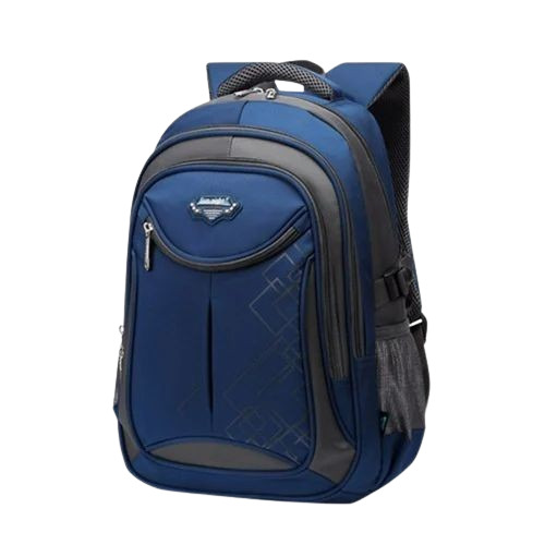 Customized Laptop Bags - Polyester 20L Blue Shoulder Bag | Biodegradable Moisture Proof Shock Resistant Security Features
