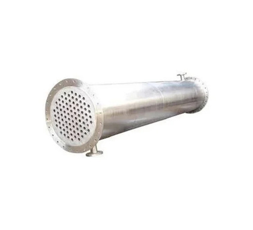 Fixed Tube Sheet Heat Exchanger - Silver, High-Temperature | Industrial Use, New Condition