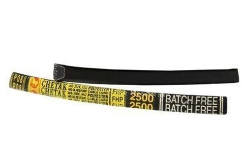 Fractional Horsepower V Belts - Rubber, All Sizes, Black | Light Duty, Flexible, Oil and Heat Resistant, Smooth Quiet Operation
