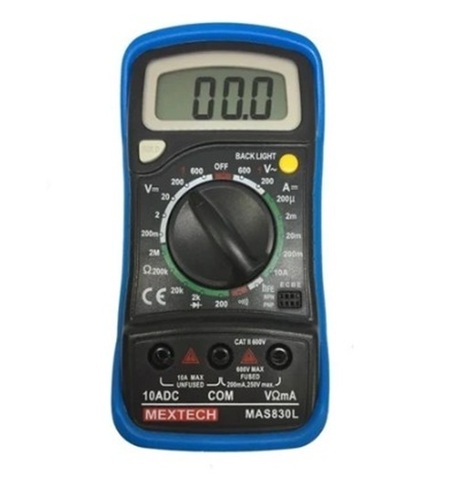 Mextech Mas830l डिजिटल मल्टीमीटर