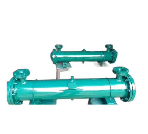 Mild Steel Heat Exchanger - Mild Steel, Green, High-Temperature | Industrial Use, New Condition
