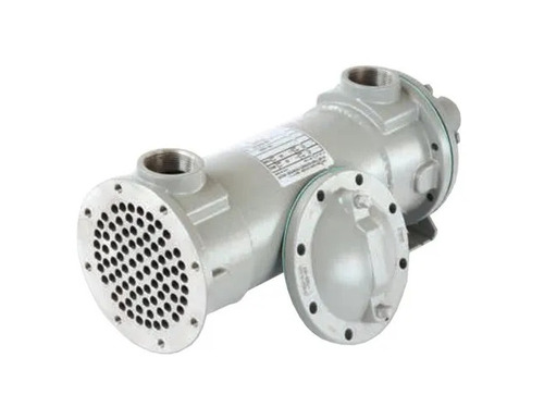 Mild Steel Heat Exchanger - 6 Inch, 200 m3/hr, Silver | New, High-Temperature, 240 Volt Industrial Use