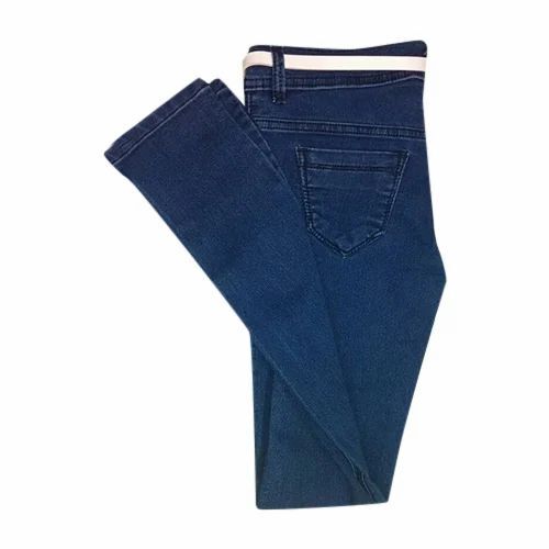 Plain Denim Jeans - Denim, Various Sizes, Navy Blue | Anti UV, Breathable, Quick Dry, Relaxed Fit, Machine Wash