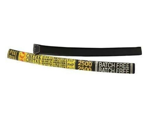 Rubber Industrial V Belt - Rubber, 3V Cross Section, Black | Hard, Power Transmission Wedge Belt
