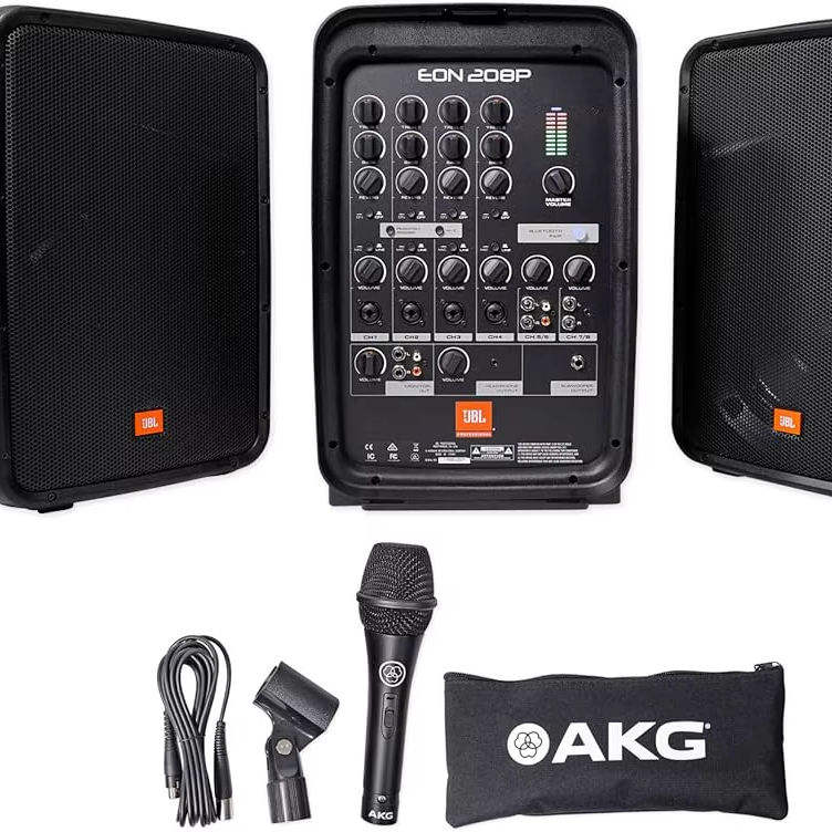 Stereo Mixer EON208P Waterproof Metal Outdoor Portable Amplifier Speaker