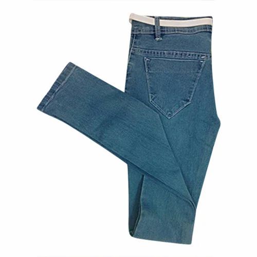 Trendy Boys Denim Jeans - Relaxed Fit, Blue, Full Sleeves, Plain | Breathable, Anti UV, Quick Dry, Comfortable Fit