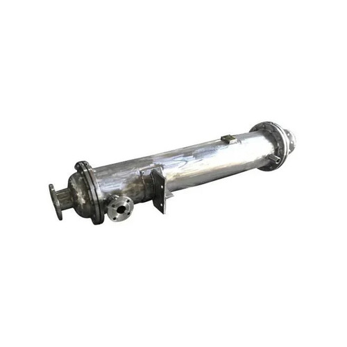 Water To Water Heat Exchangers - Fixed Tube Sheet, Cast Iron Covers, Silver | Industrial High-Temperature Tube Heat Exchanger