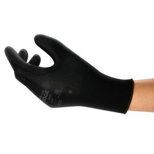 Abrasion Resistance Grip Gloves - Lightweight Black, Breathable, Unisex | Color Fastness, Shrink Resistance, Comfortable